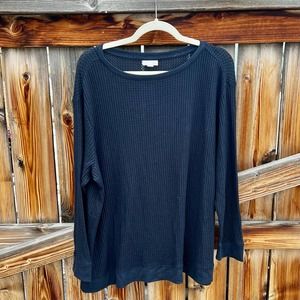 nwt j.jill waffle knit dolman sleeve knit top